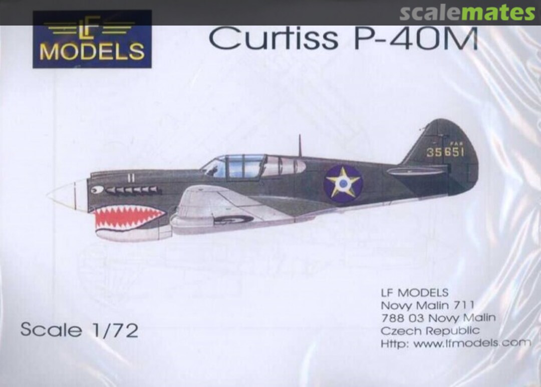 Boxart Curtiss P-40M 7207 LF Models