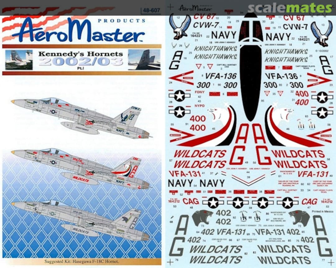 Boxart Kennedy's Hornets 2002/03 Pt. I 48-607 AeroMaster