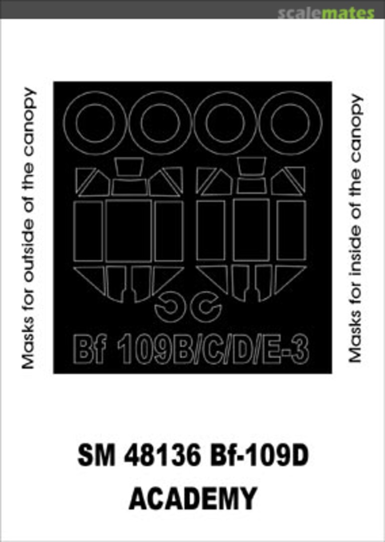 Boxart Bf 109D SM48136 Montex