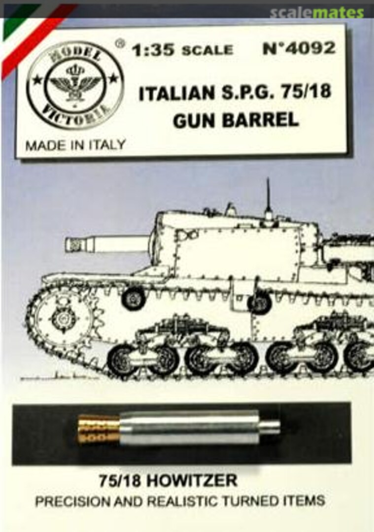 Boxart SPG Gun Barrel 4092 Model Victoria