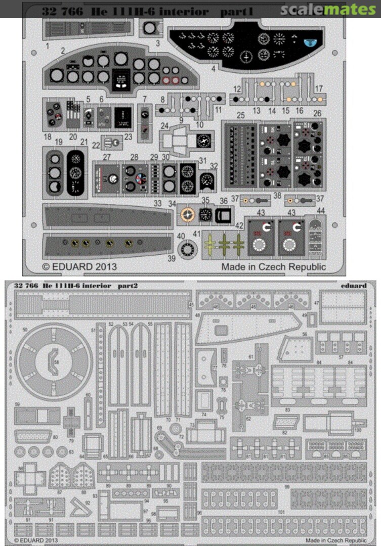 Boxart He 111H-6 interior 32766 Eduard