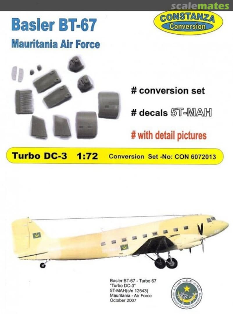 Boxart Basler BT-67 / Turbo DC-3 CON 6072013 Constanza Kit