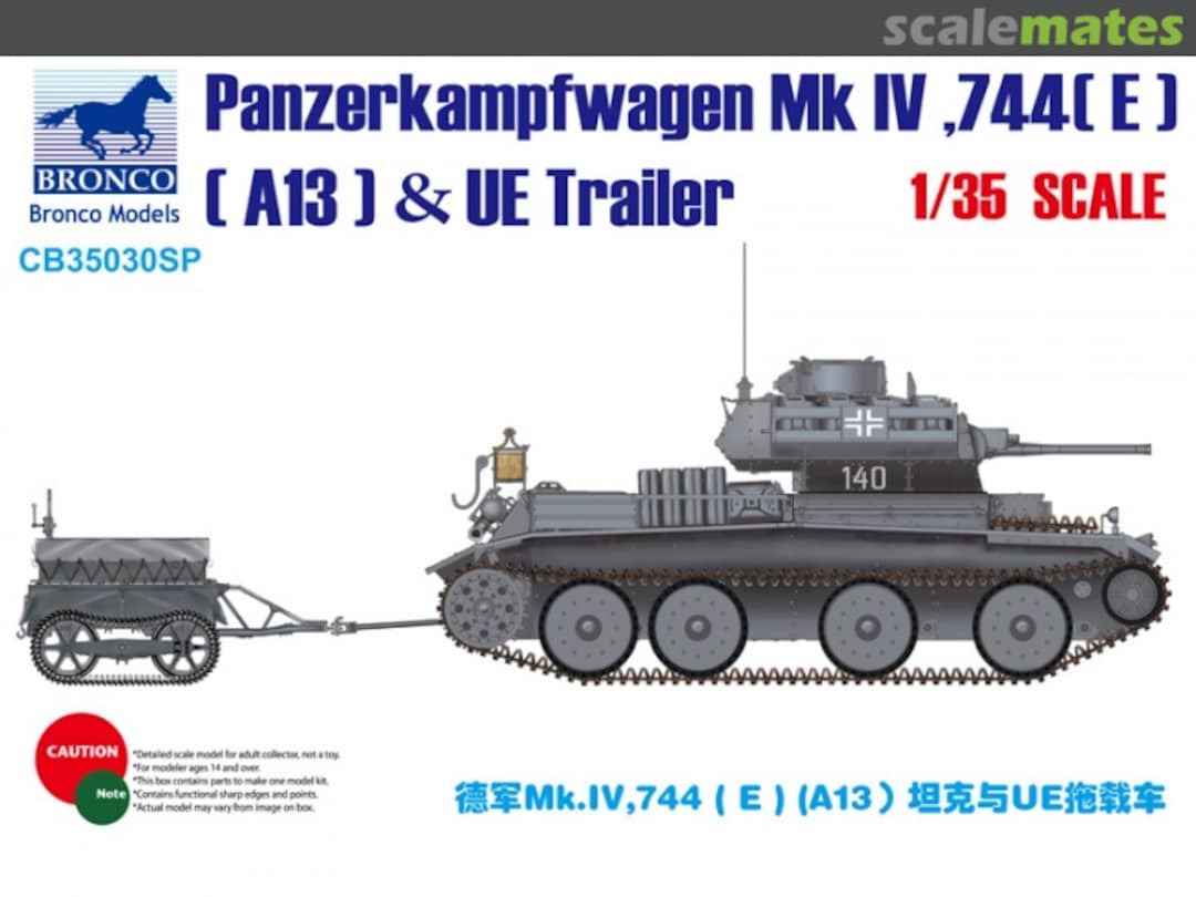 Boxart Panzerkampfwagen Mk IV, 744(E) (A13) CB35030SP Bronco