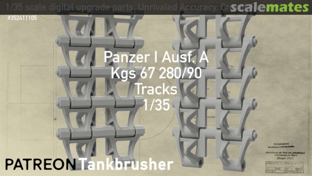 Boxart Panzer I Ausf. A (early) 352411105 Tankbrusher Scale Modeling