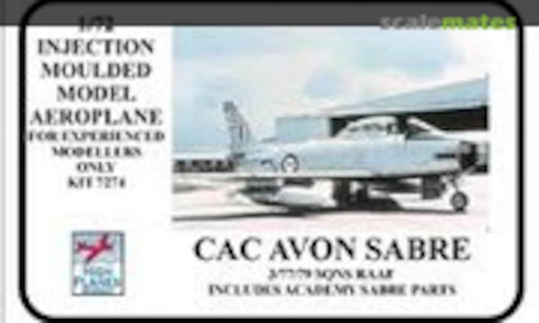 1:72 CAC AVON Sabre (High Planes Models 7274)