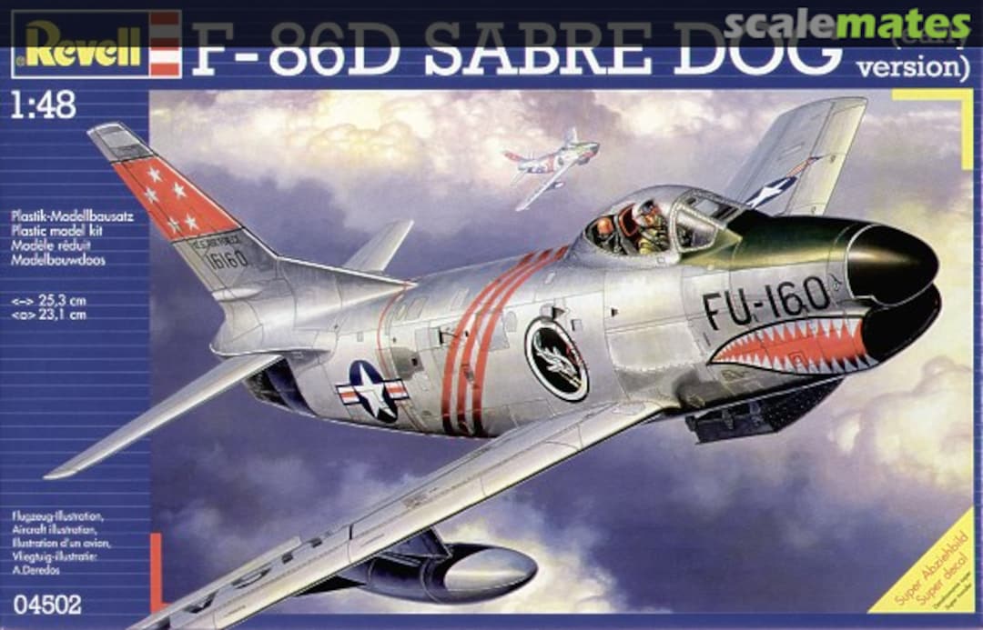 Boxart F-86D Sabre Dog (early version) 04502 Revell