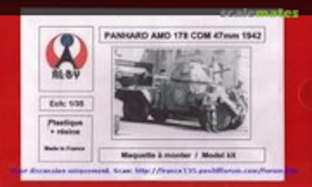 1:35 Panhard AMD 178 CDM 47mm SA35 gun 1942 (ALBY 411)