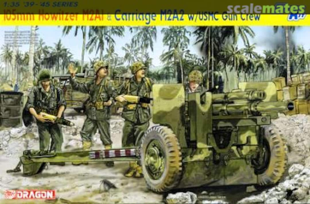 Boxart 105mm Howitzer M2A1 & Carriage M2A2 6531 Dragon