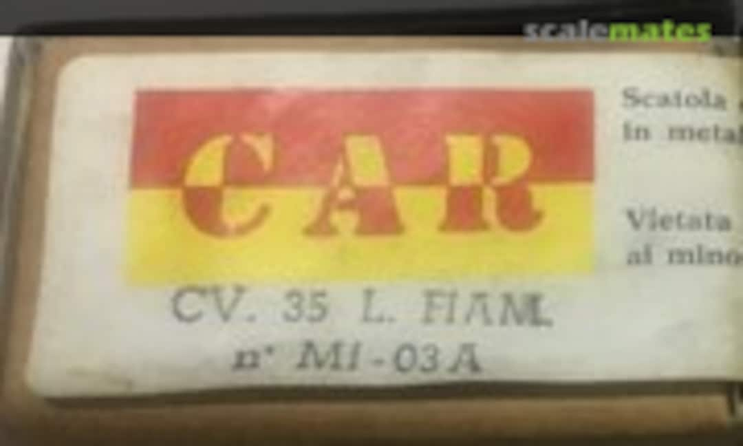 CARRO VELOCE CV. 35 LANCIAFIAMME (CAR MI-03A)