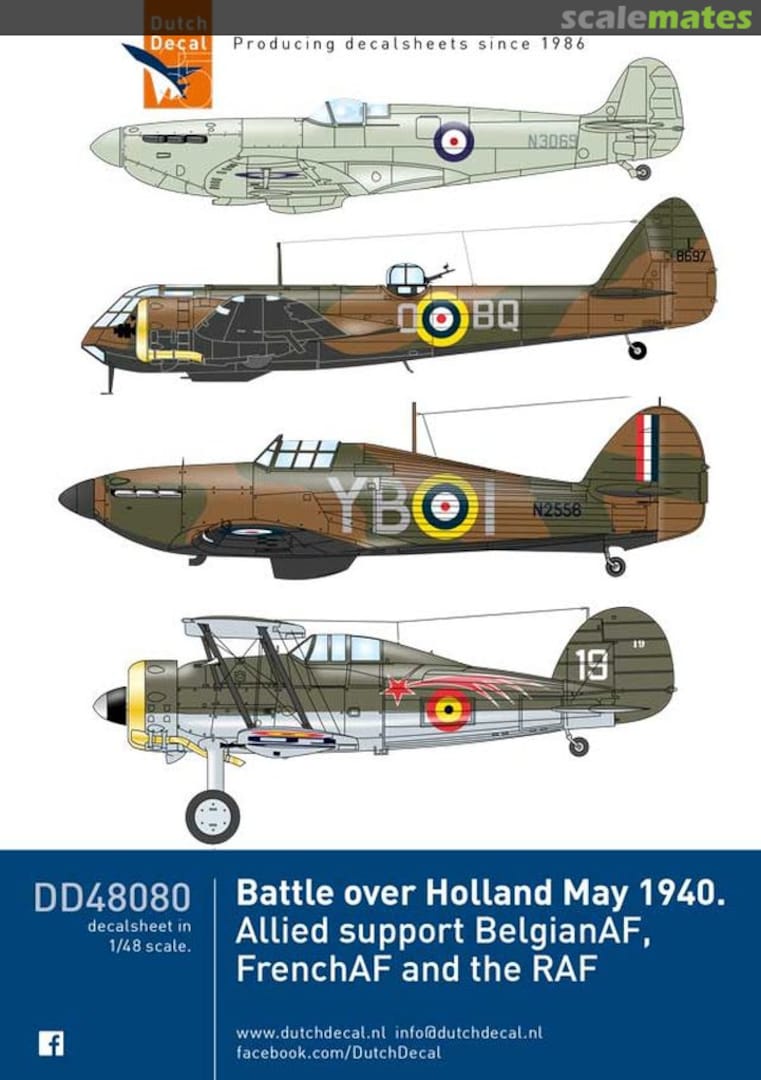 Boxart Battle over Holland May 1940 DD48080 Dutch Decal