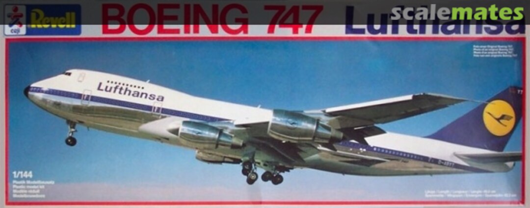 Boxart Boeing 747 Lufthansa 4228 Revell/ceji