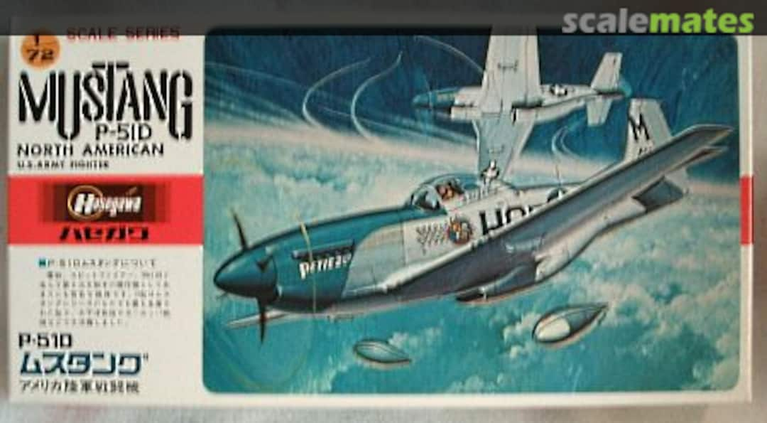 Boxart Mustang P-51D North American A16 Hasegawa