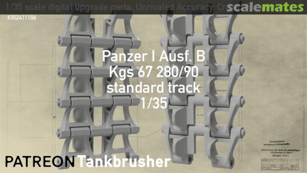 Boxart Panzer I Ausf. A/B (standard) 352411106 Tankbrusher Scale Modeling