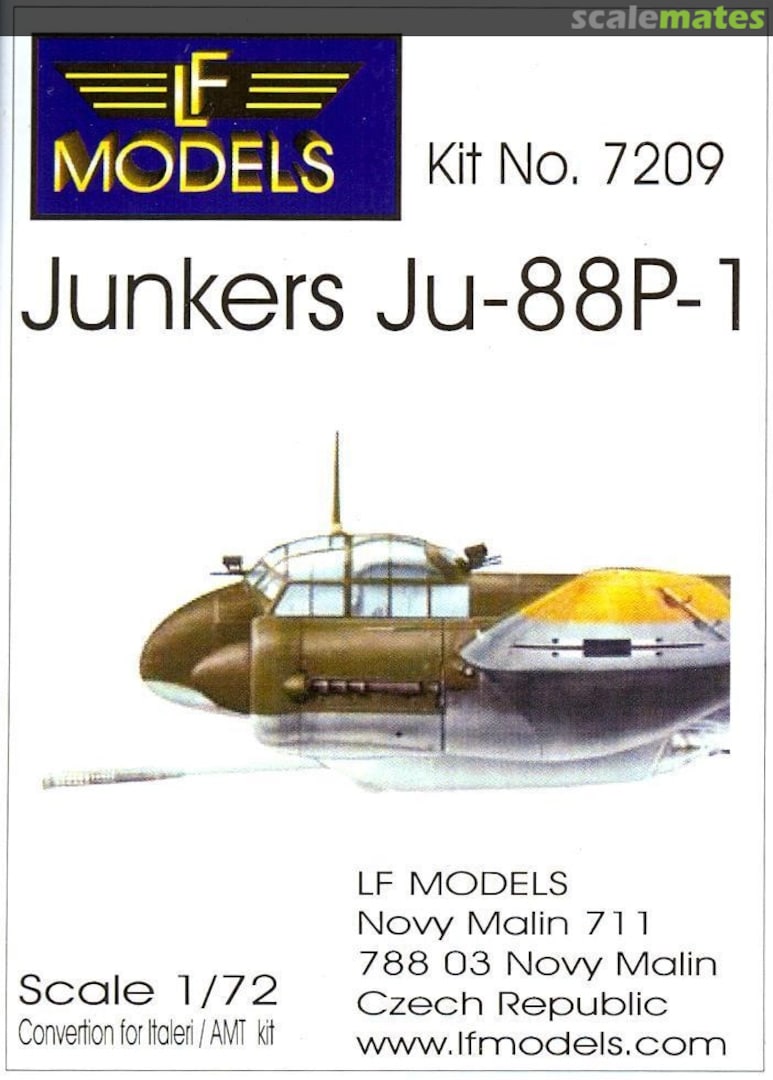 Boxart Junkers Ju-88P-1 7209 LF Models