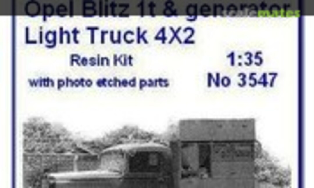 Opel Blitz 1t &amp; Generator Light truck 4x2 (Dnepro Model 3547)