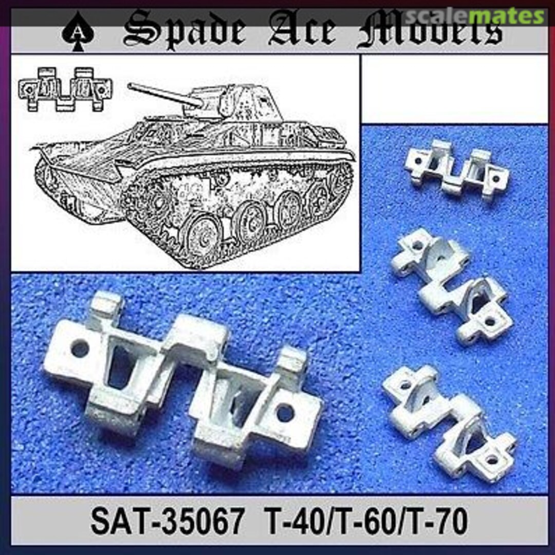 Boxart Metal Track Russian T-40/T-60/T-70 SAT-35067 Spade Ace Models