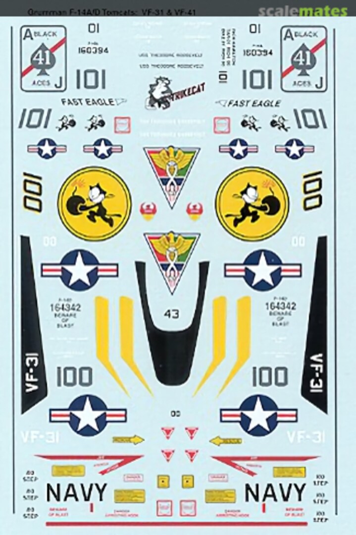 Boxart Grumman F-14A/D Tomcats 48-1044 SuperScale International