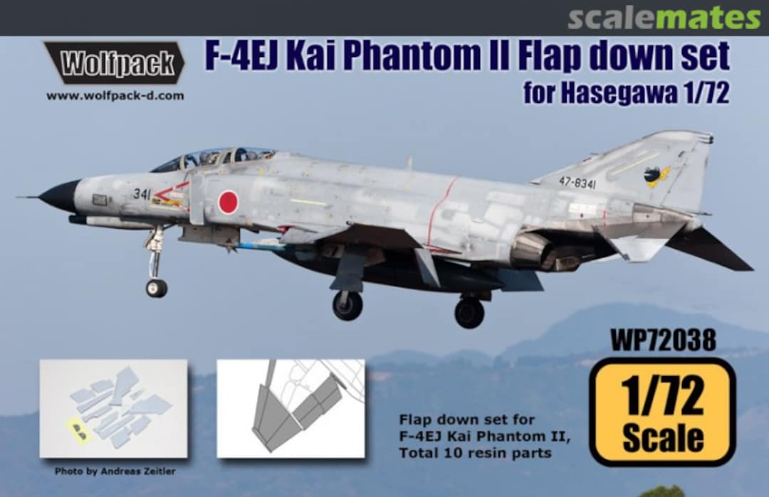 Boxart F-4EJ Kai Phantom II JASDF Flap Down Set WP72038 Wolfpack