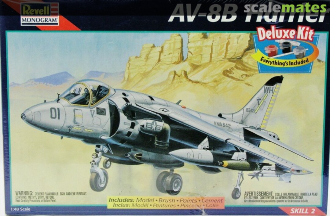 Boxart AV-8B Harrier 85-6656 Revell Monogram