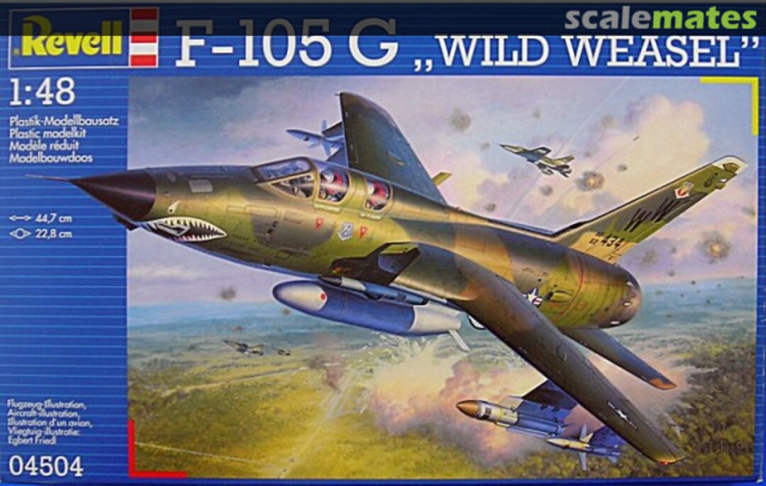 Boxart F-105G "Wild Weasel" 04504 Revell