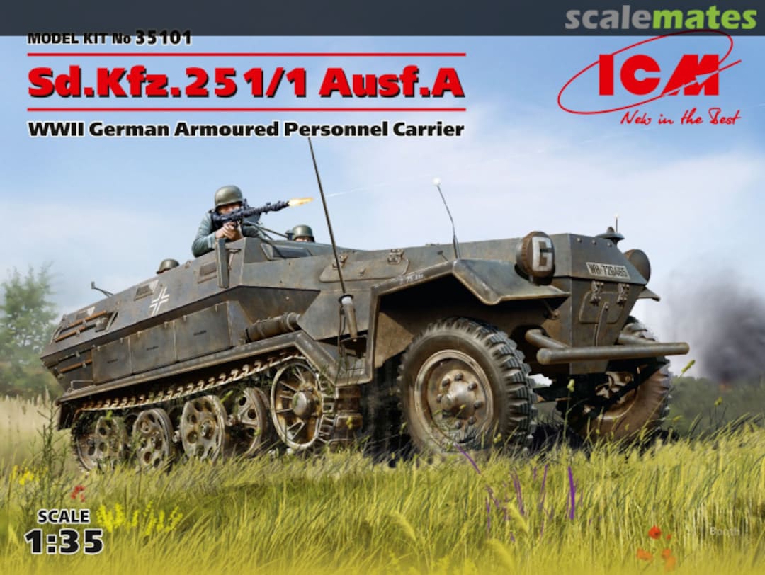 Boxart Sd.Kfz. 251/1 Ausf.A 35101 ICM