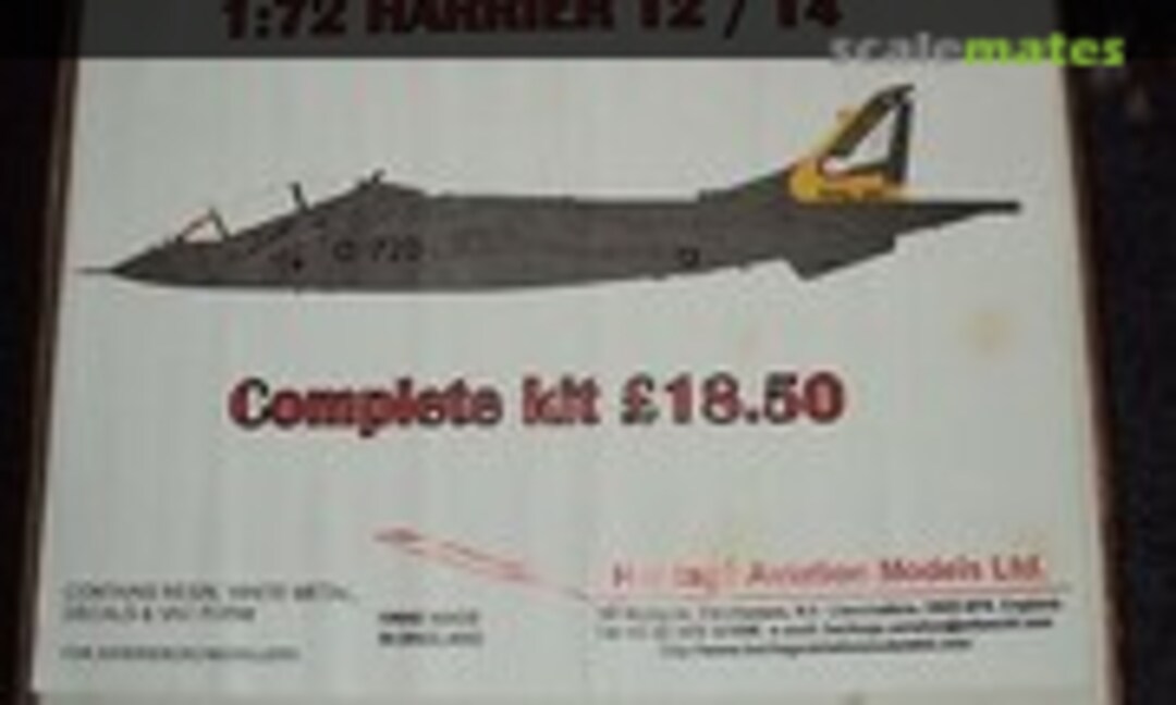 1:72 Harrier T2 / T4 (Heritage Aviation Models )