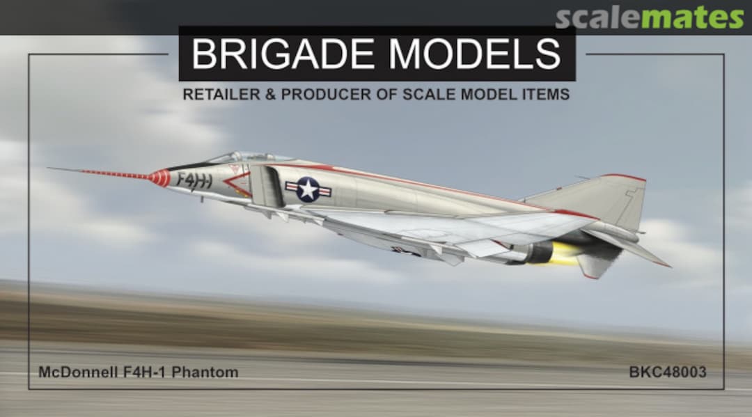 Boxart McDonnell F4H-1 Phantom II Prototype BKC48003 Brigade Models