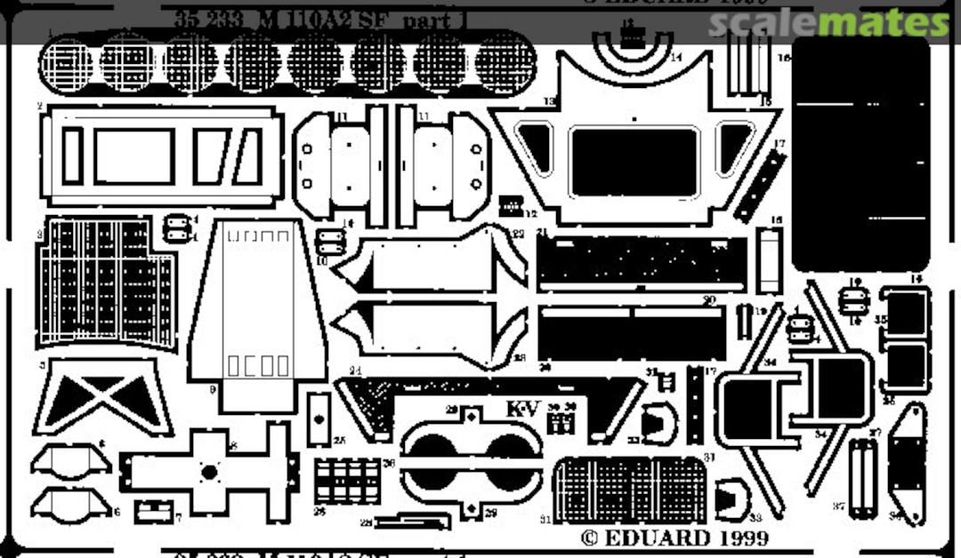 Boxart M110A2 SF 35233 Eduard