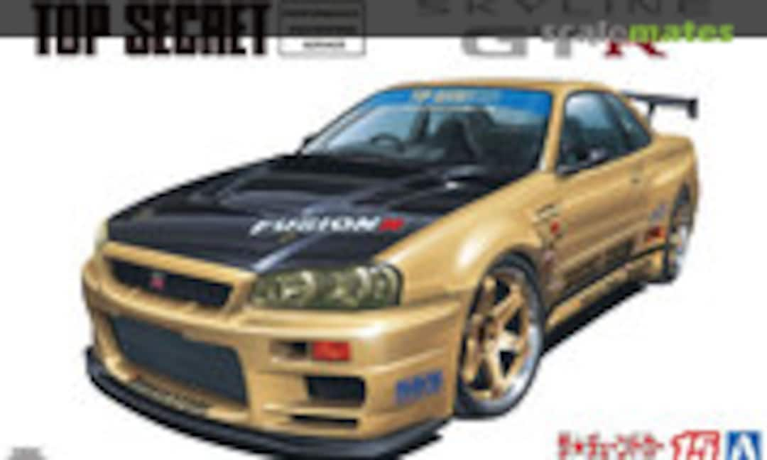 1:24 Top Secret BNR34 Skyline GT-R '02 (Nissan) (Aoshima 059845)