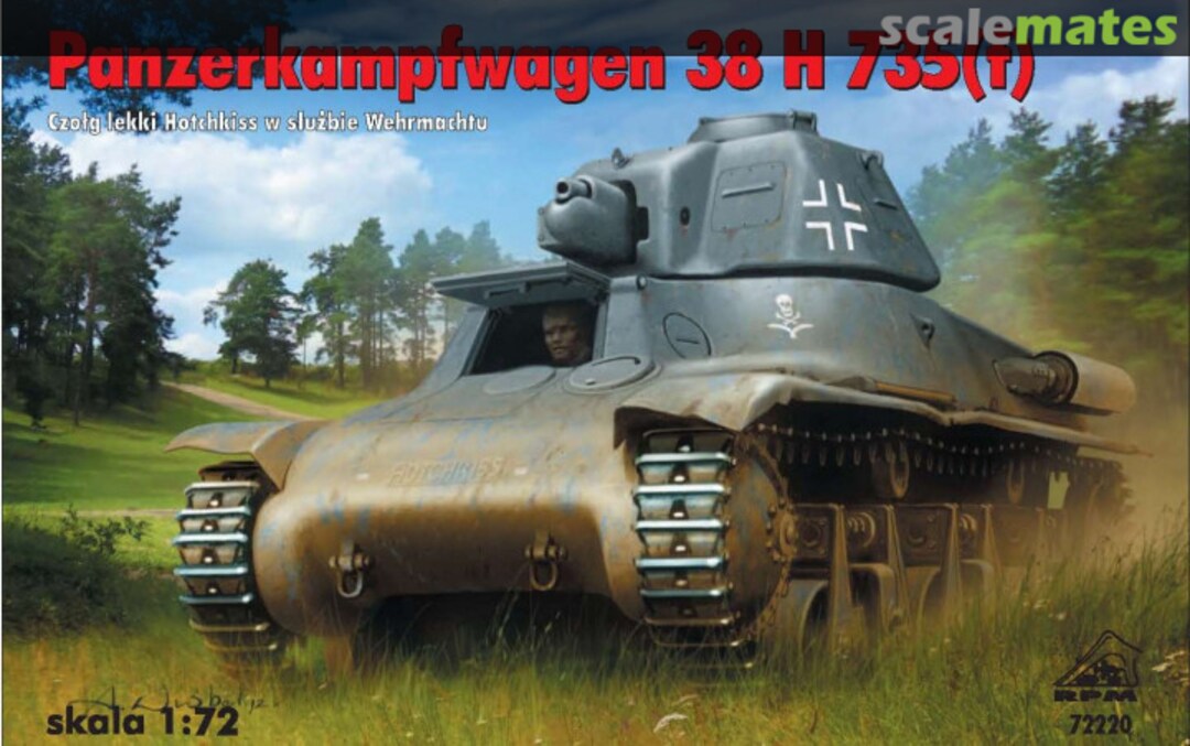 Boxart Panzerkampfwagen 38H 735(f) 72220 RPM