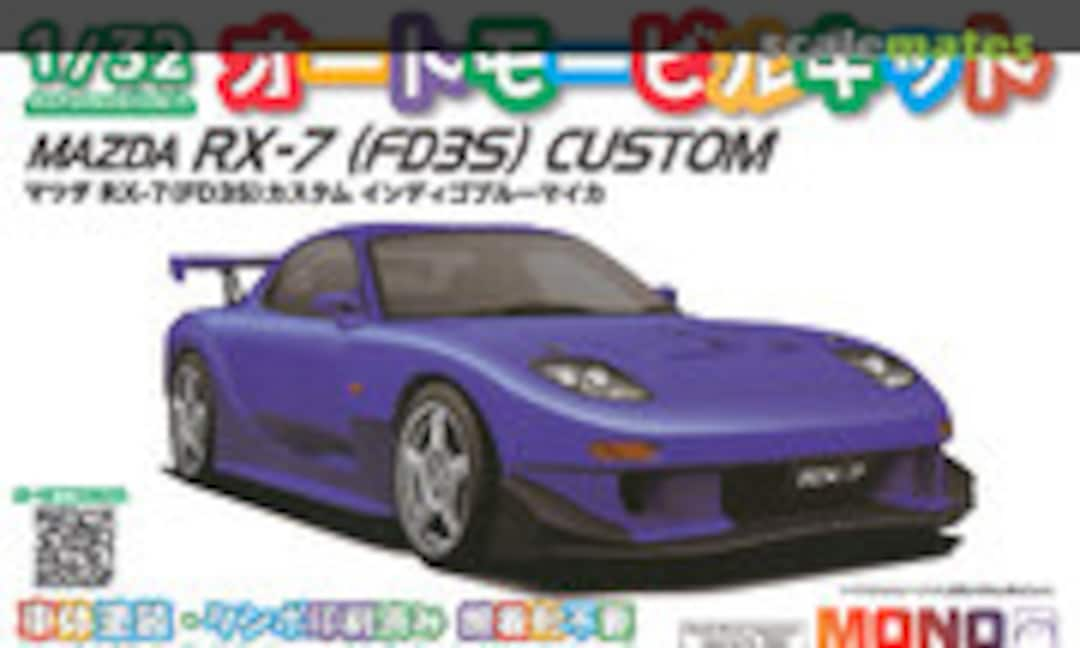 1:32 Mazda RX-7 (FD3S) Custom Indigo Blue Mica (MONO MN12)