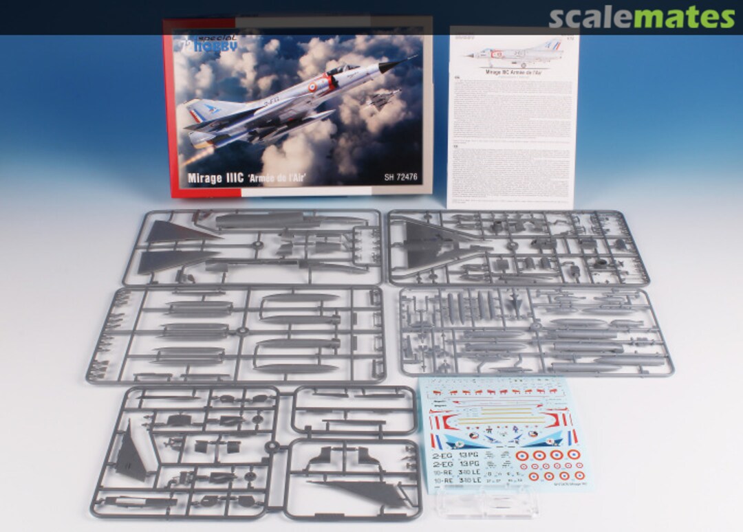 Contents Mirage IIIC SH72476 Special Hobby