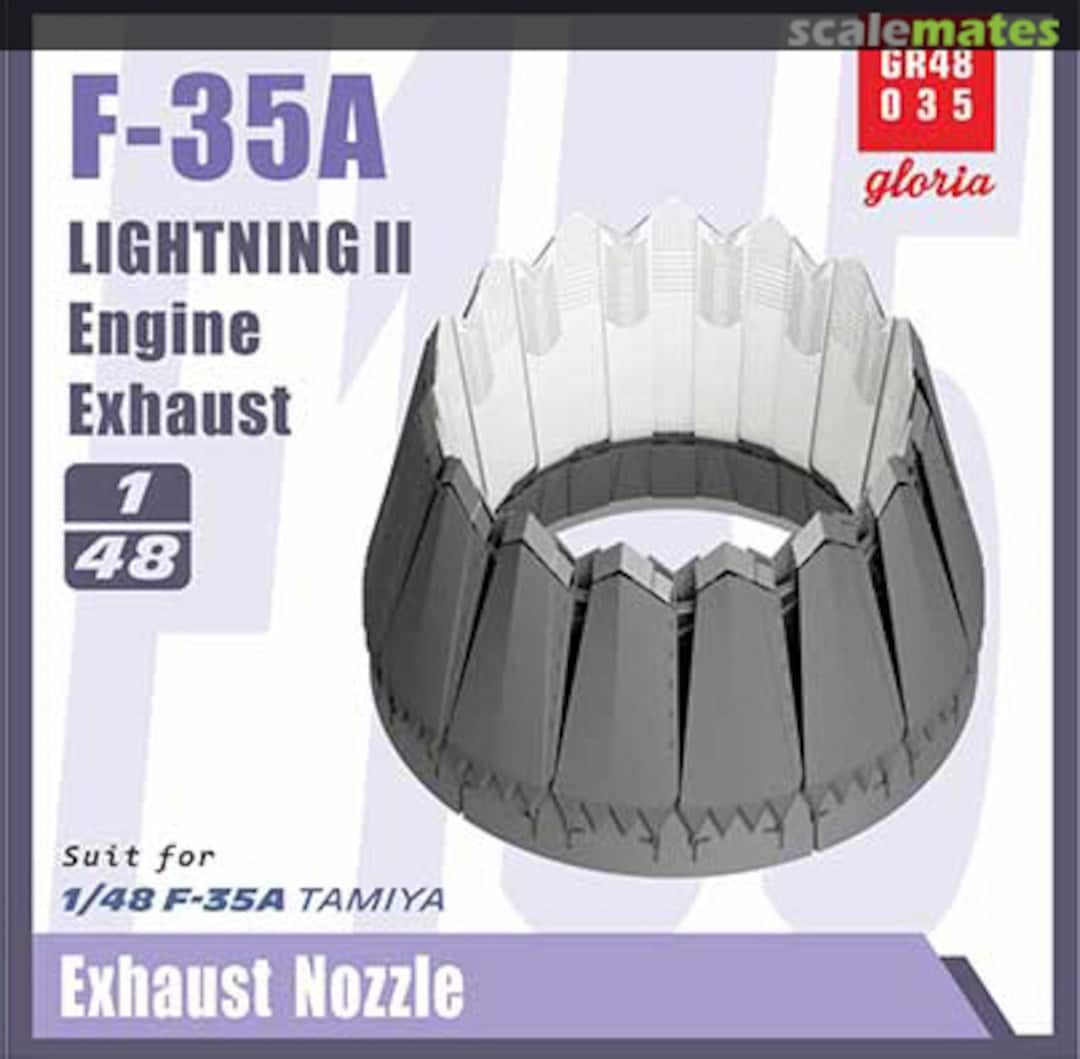 Boxart F-35A Lightning II - Engine Exhaust GR48035 Gloria Model