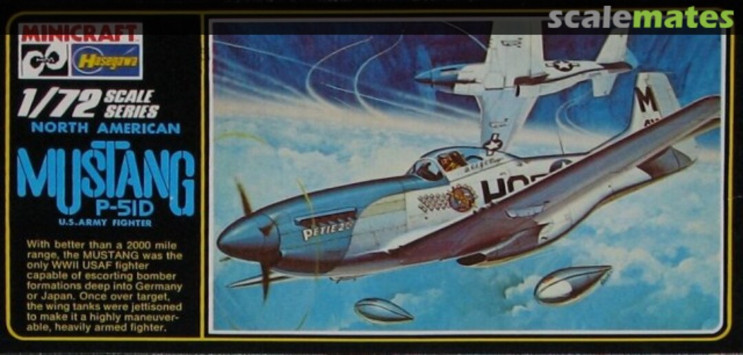 Boxart Mustang P-51D 101 Minicraft Hasegawa