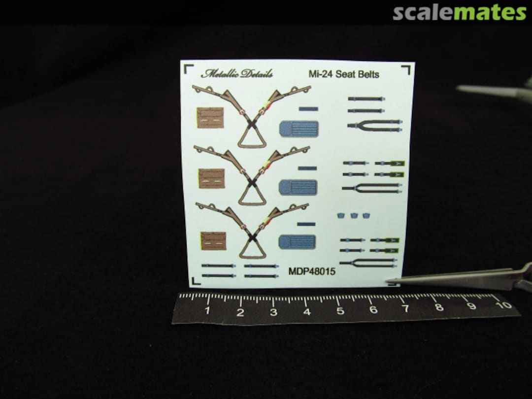 Boxart Mi-24. Seat belts MDP48015 Metallic Details