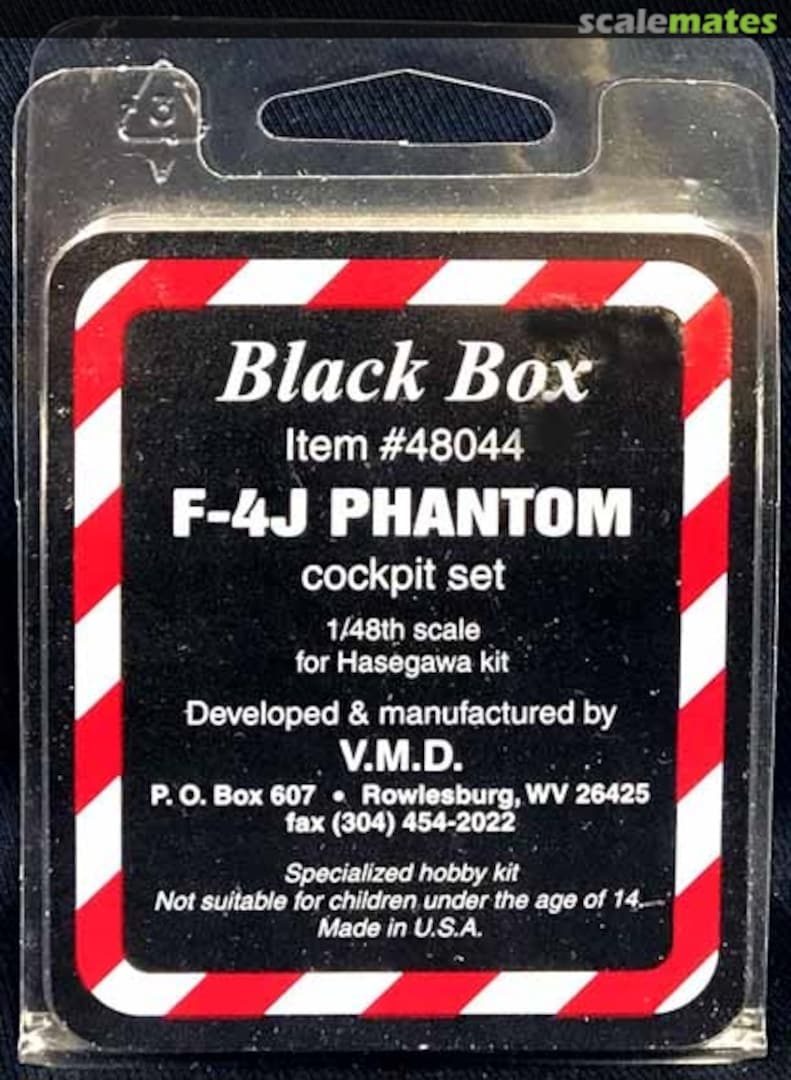 Boxart F-4J Phantom Cockpit Set 48044 Black Box