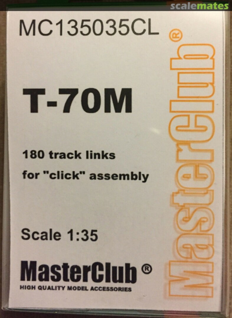 Boxart T-70M Resin Tracks MC135035CL MasterClub