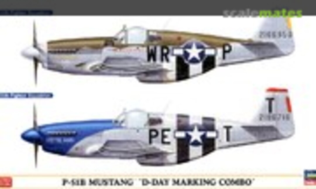 1:72 P-51B Mustang `D-Day Marking Combo´ (Hasegawa 02054)