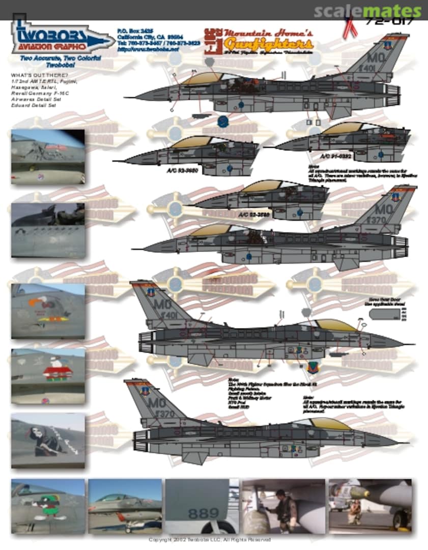 Boxart F-16C 72-017 TwoBobs Aviation Graphics