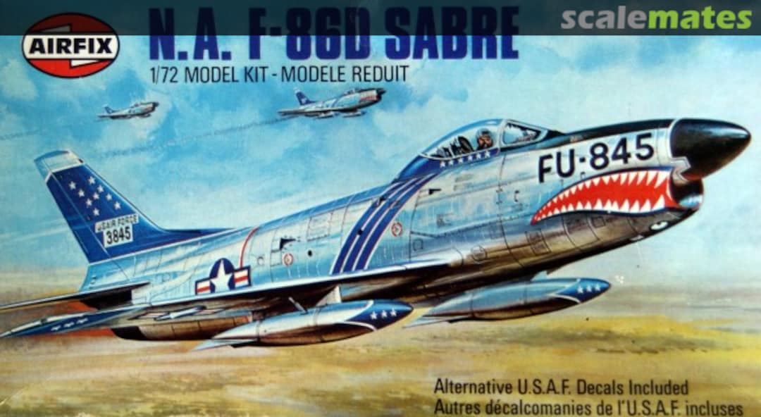 Boxart North American F-86D Sabre 02061-1 Airfix