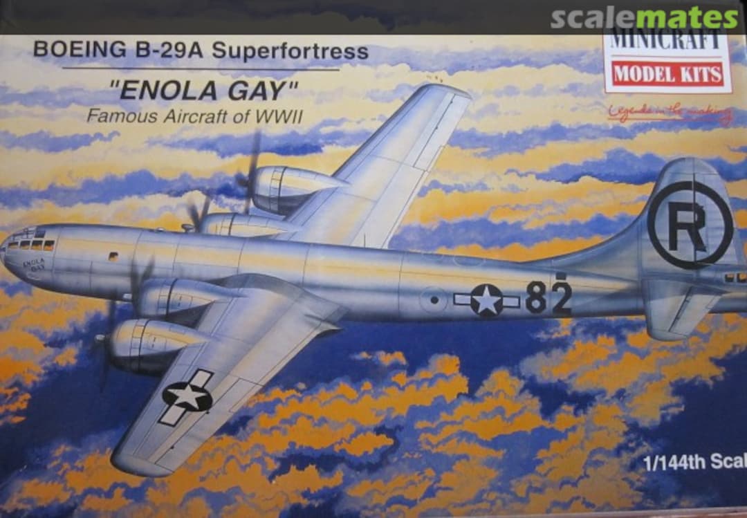 Boxart Boeing B-29A Superfortress "Enola Gay" 14488 Minicraft Model Kits