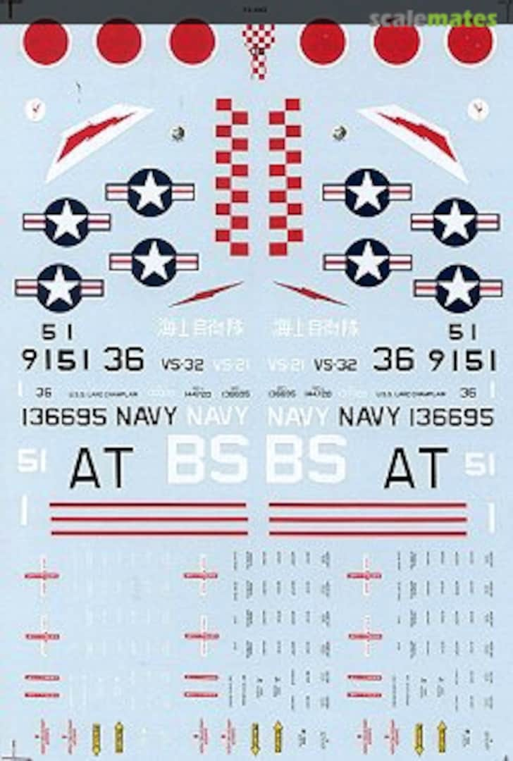 Boxart S2F-1, S-2A & S2F-U Tracker 72-443 SuperScale International