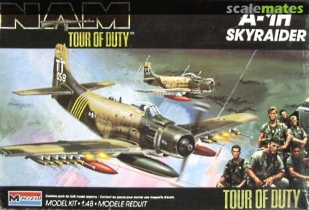 Boxart A-1H Skyraider 5454 Monogram