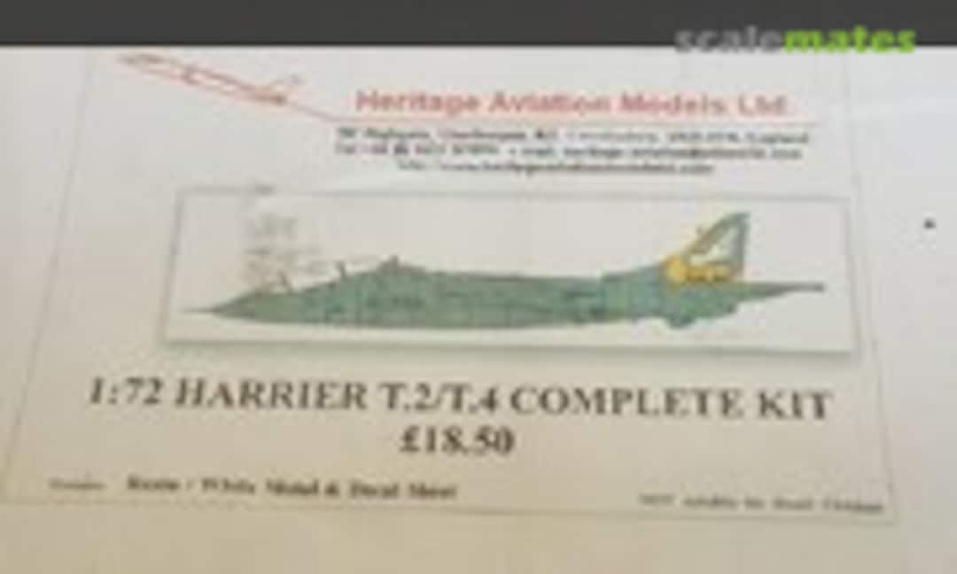 1:72 Harrier T.2/T.4 Complete Kit (Heritage Aviation Models )