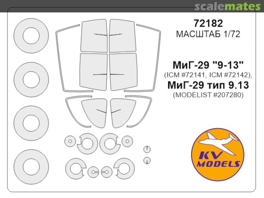 Boxart MiG-29 72182 KV Models