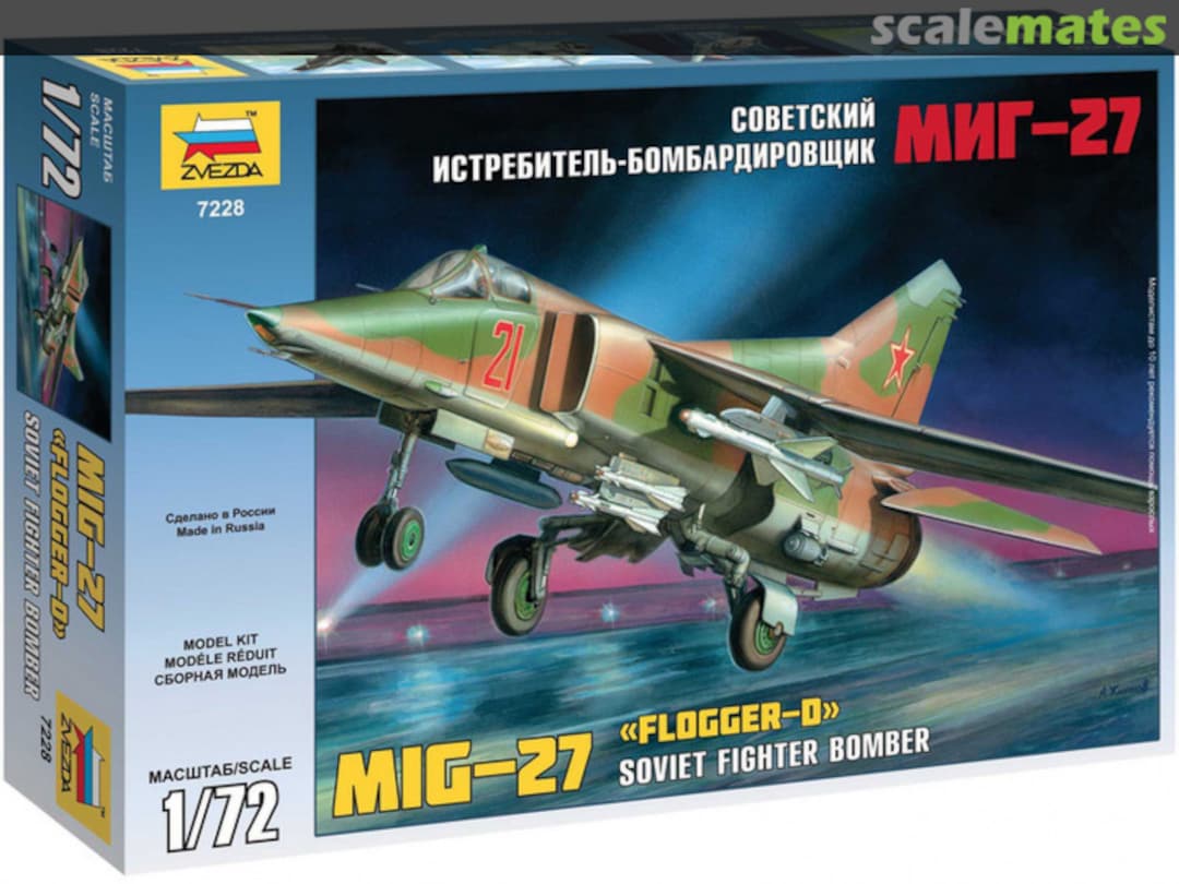 Boxart MiG-27 7228 Zvezda