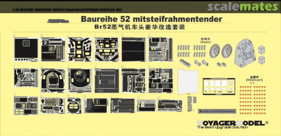 Contents Baureihe 52 mit Steifrahmentender PRO35002 Voyager Model