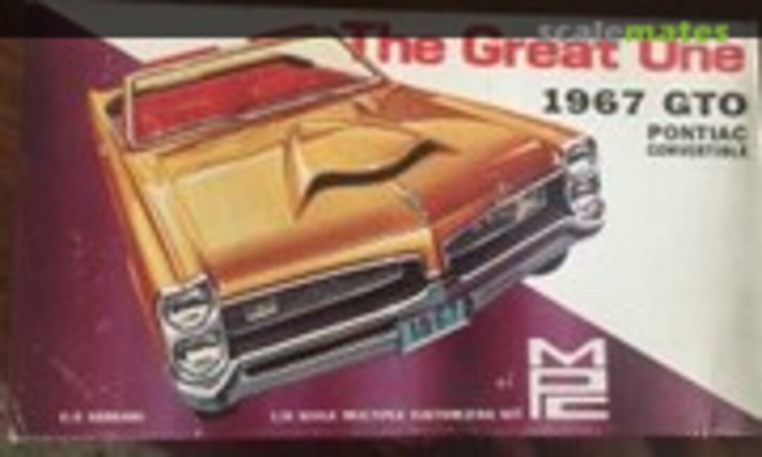 1:25 The Great One 1967 GTO Pontiac Convertible (MPC 1267-150)