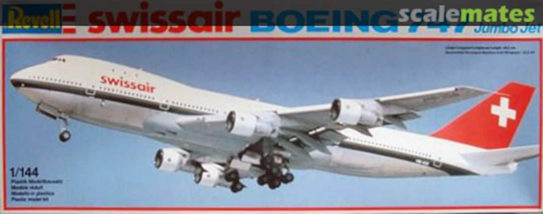 Boxart Swissair Boeing 747 4208 Revell