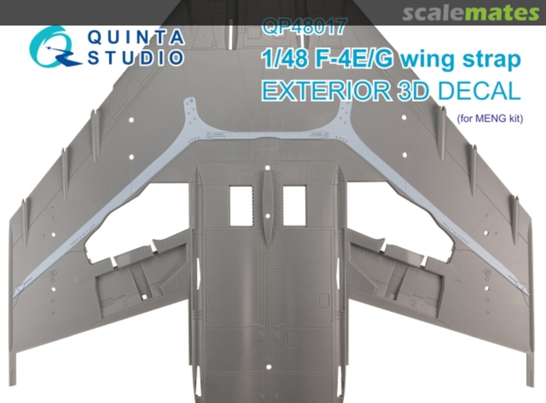 Boxart F-4E/G - Wing Strap exterior 3D decal QP48017 Quinta Studio